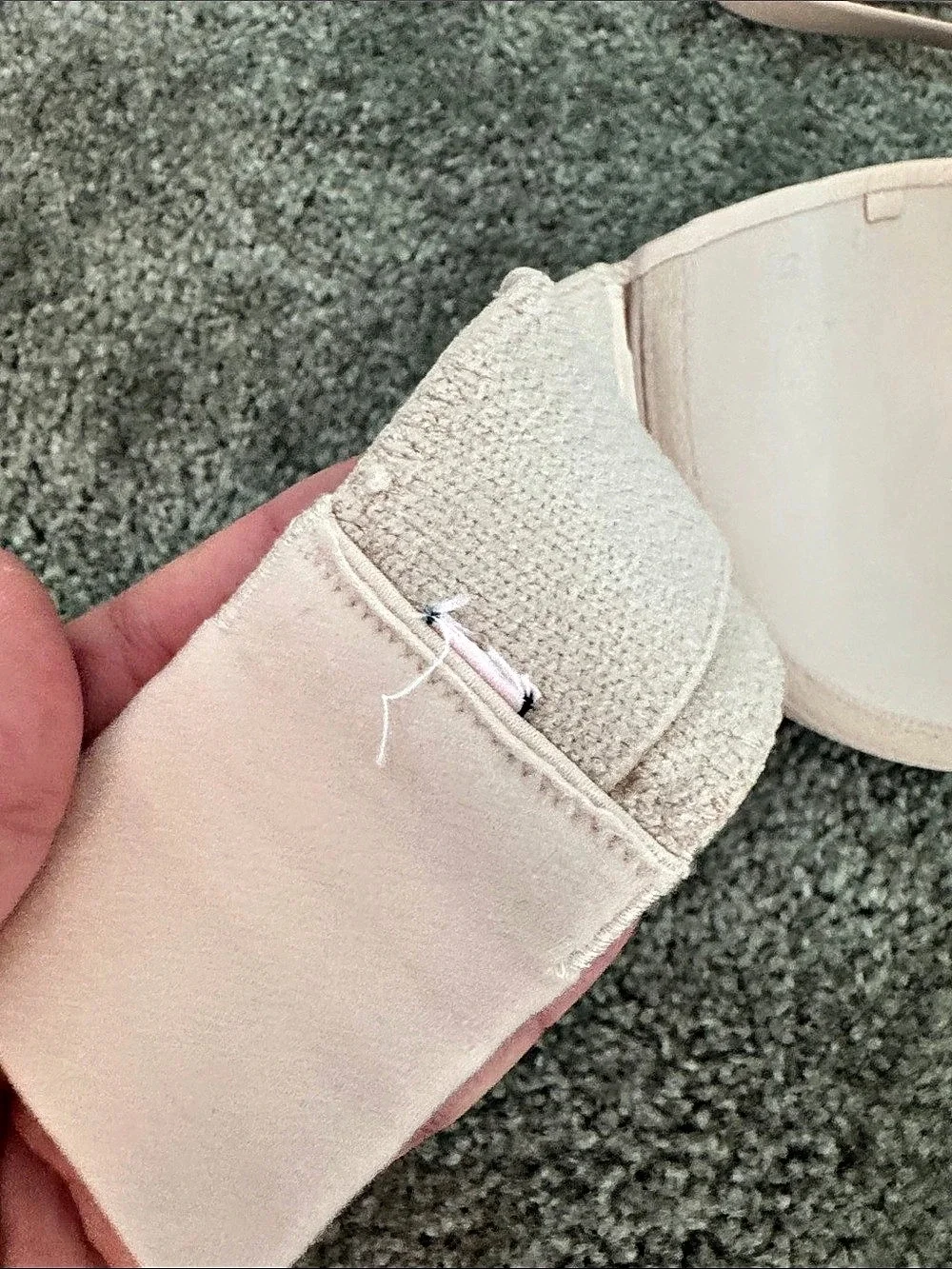 Victoria's Secret Convertible Bra in beige